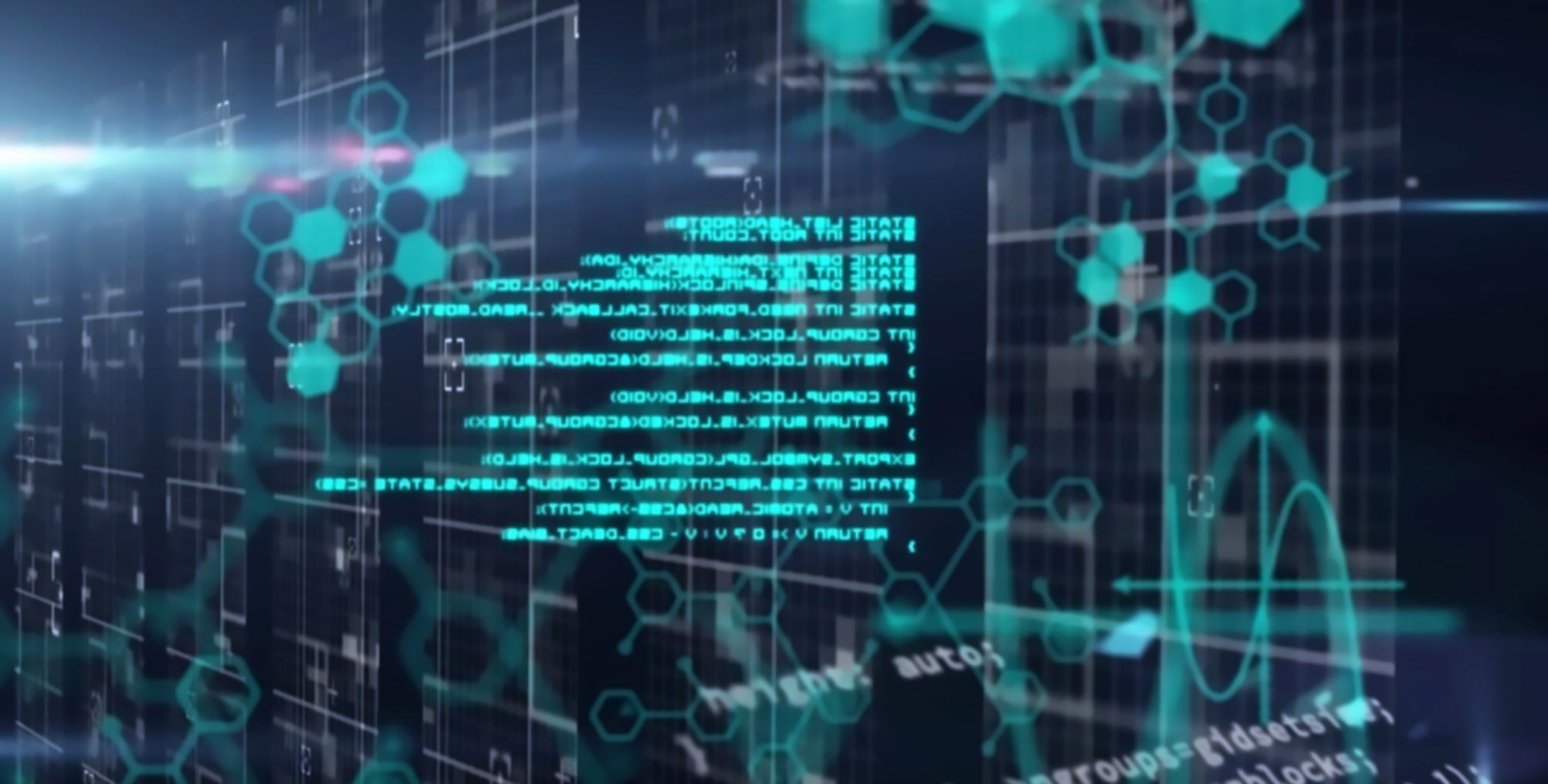 Team collaborating on blockchain development in modern workspace